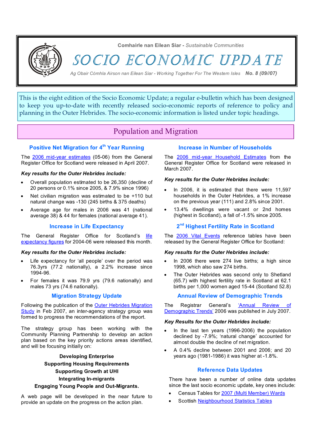 Population and Migration