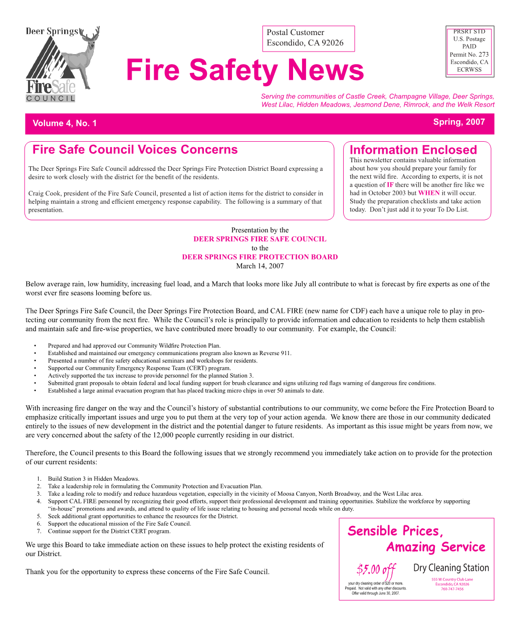 Fire Safety News