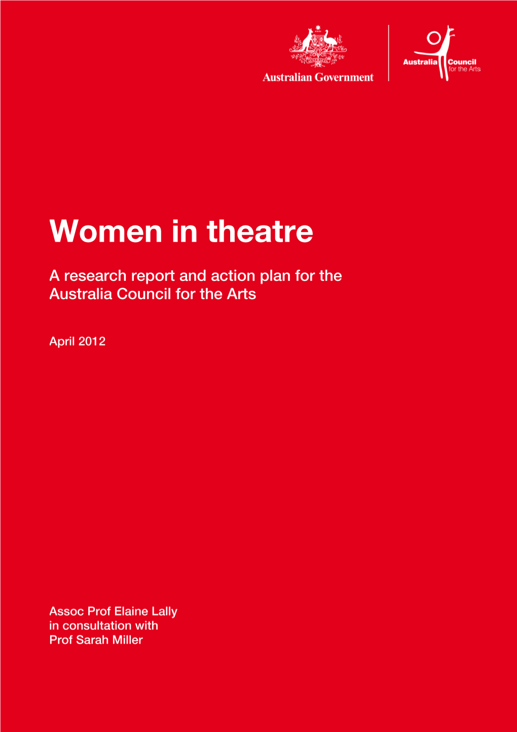 Women in Theatre PDF Report