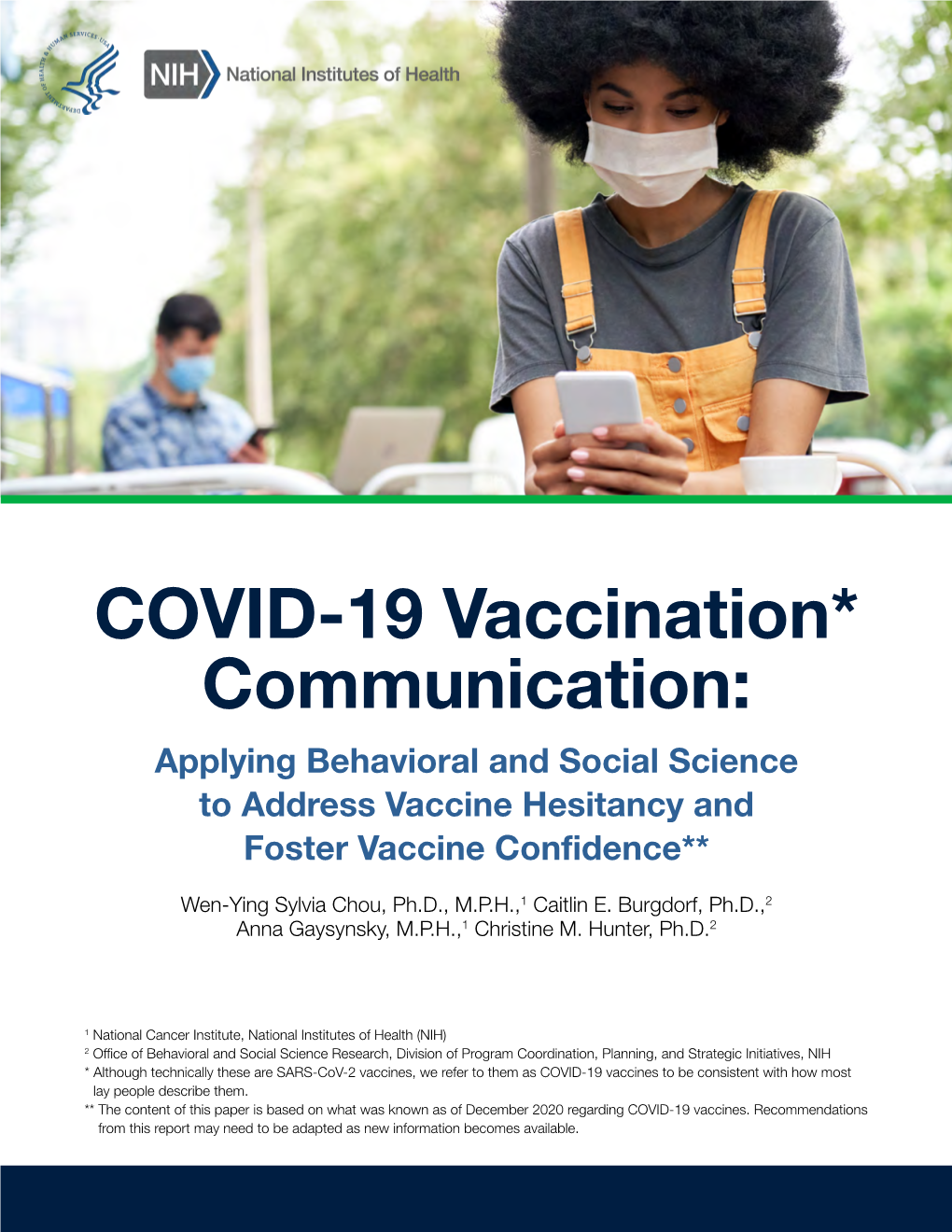 COVID-19 Vaccination Communication Executive Summary