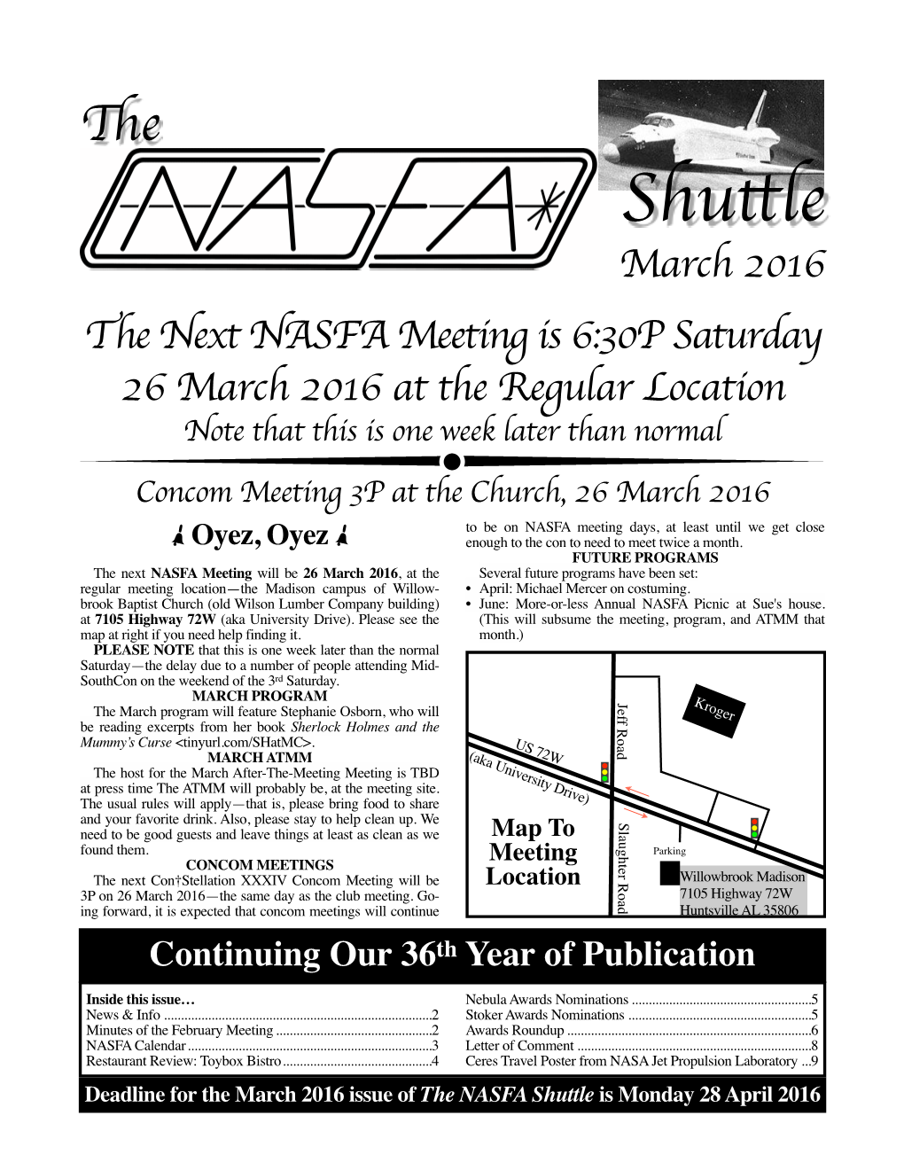 March 2016 NASFA Shuttle.Pages