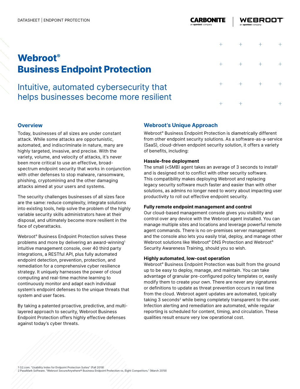 Webroot® Business Endpoint Protection