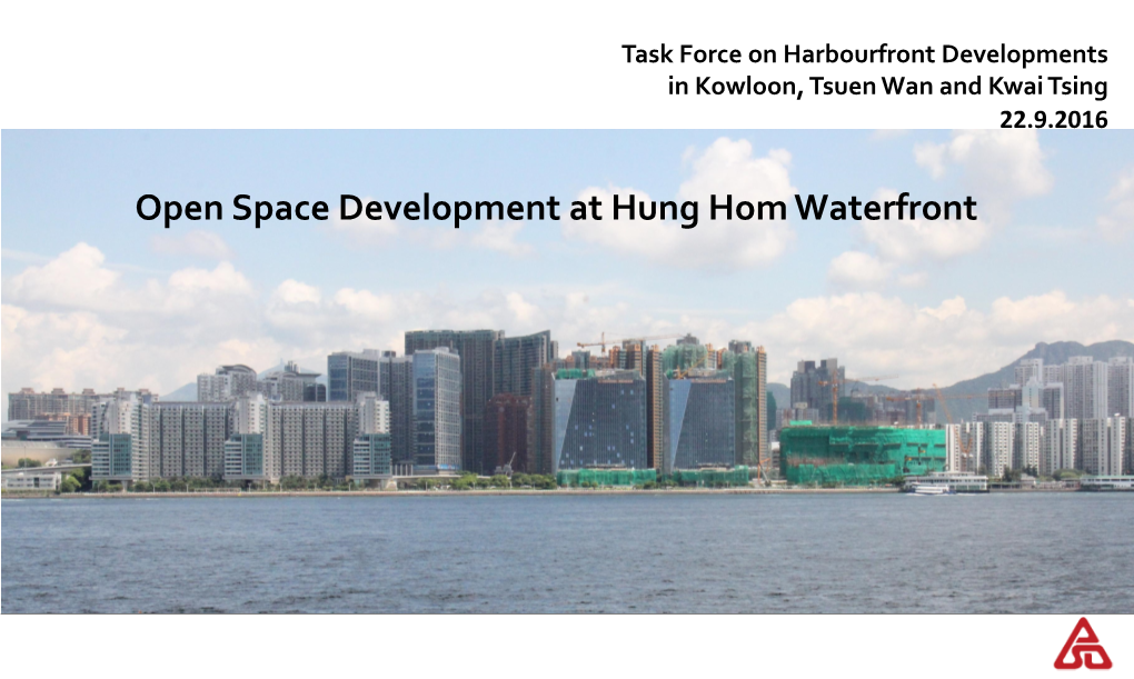 Open Space Development at Hung Hom Waterfront Location Plan