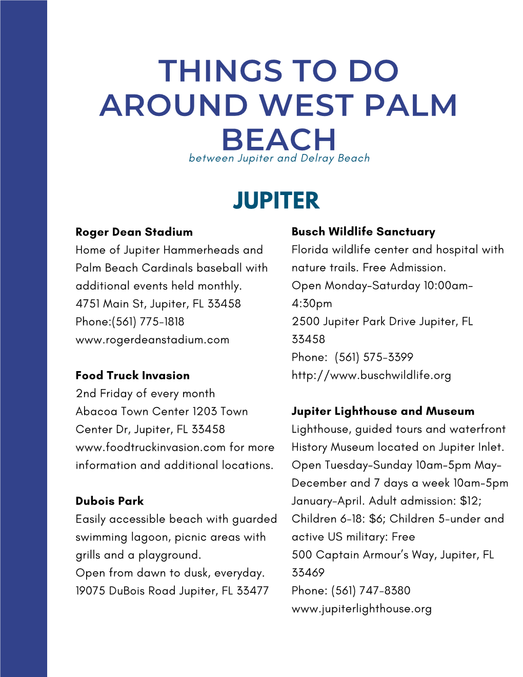 Things to Do Around West Palm Beach