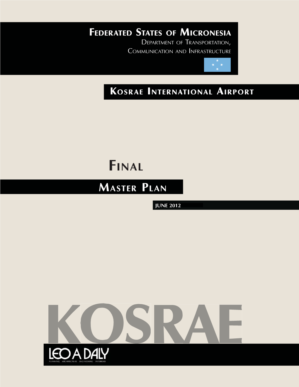 Kosrae International Airport Master Plan