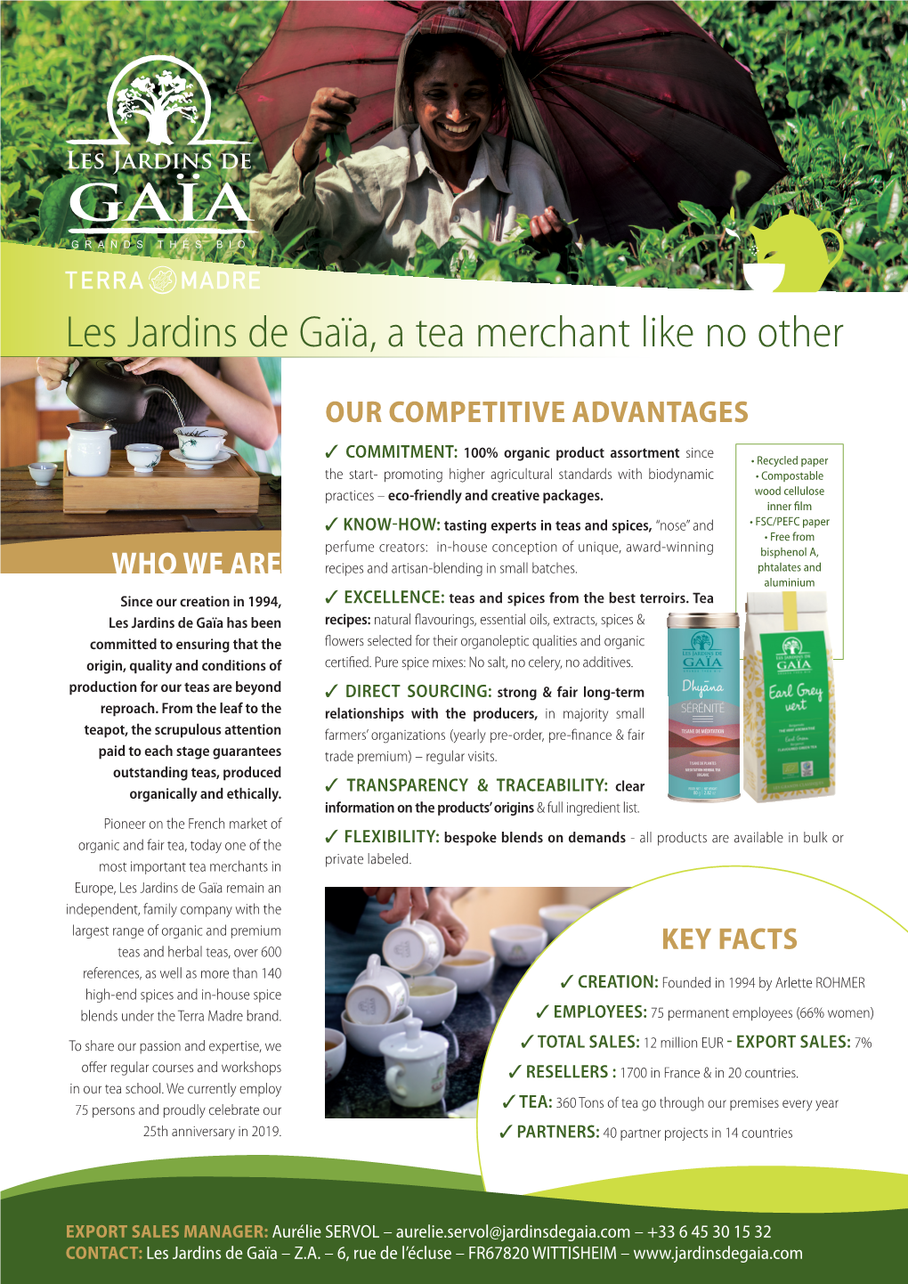 Les Jardins De Gaïa, a Tea Merchant Like No Other