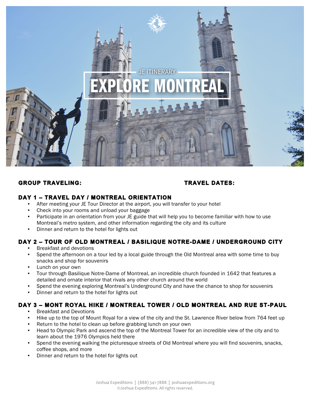 Explore Montreal