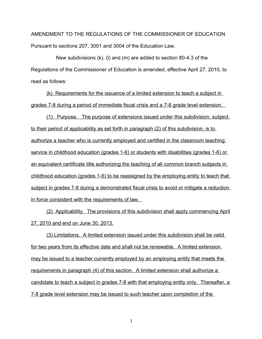 PROPOSED AMENDMENT of SUBDIVISION(B)OF SECTION 27-1