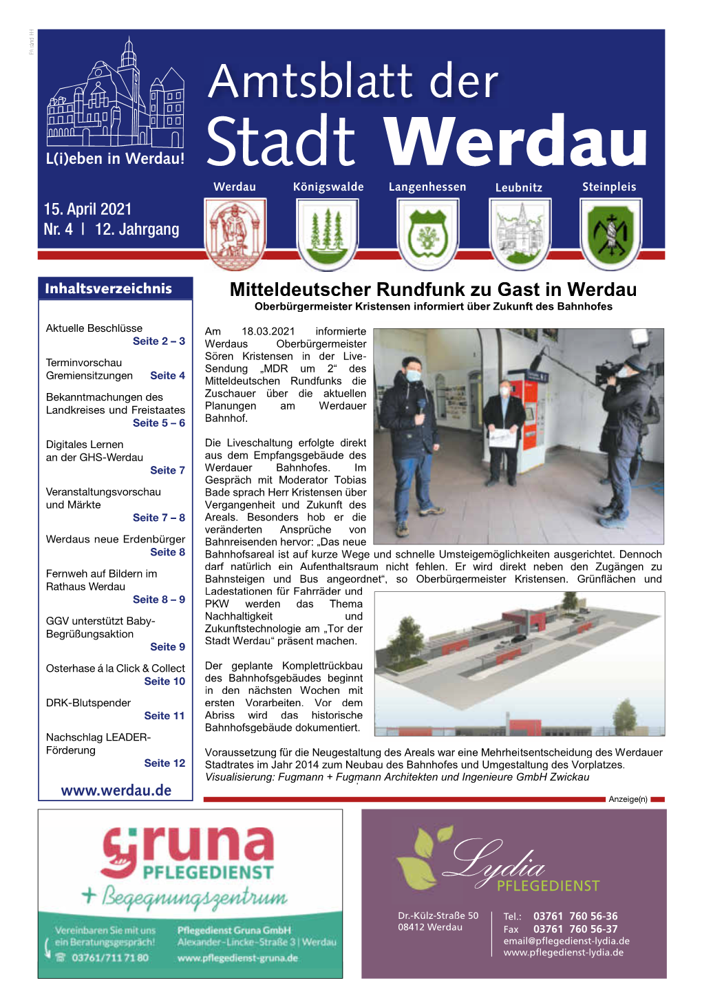 Amtsblatt Der Stadt Werdau Werdau Königswalde Langenhessen Leubnitz Steinpleis 15