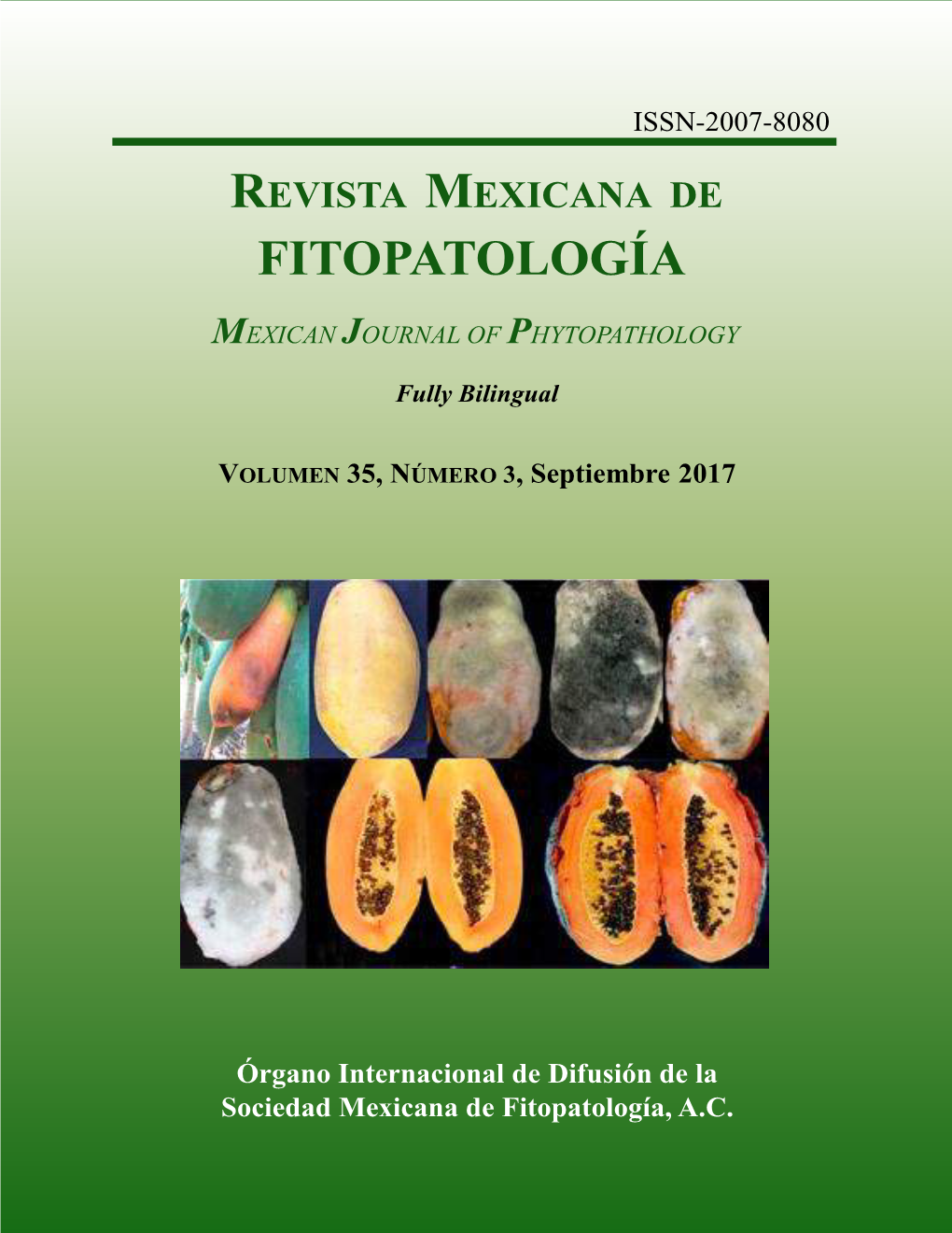 Sociedad Mexicana De Fitopatología, A.C
