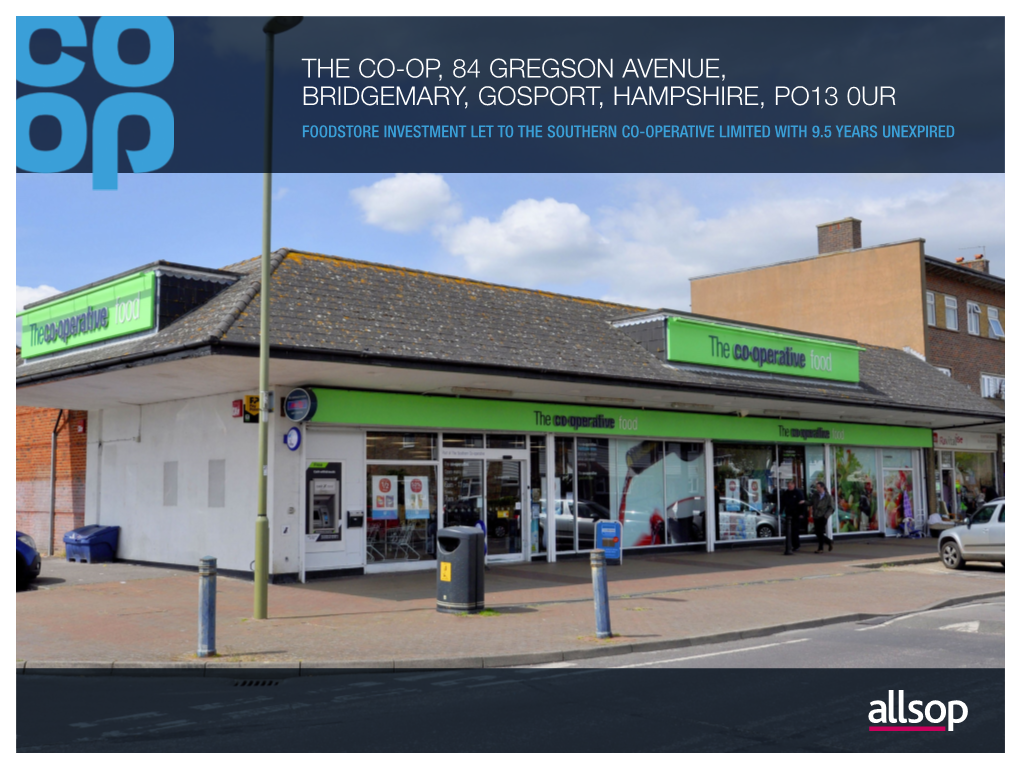 The Co-Op, 84 Gregson Avenue, Bridgemary, Gosport