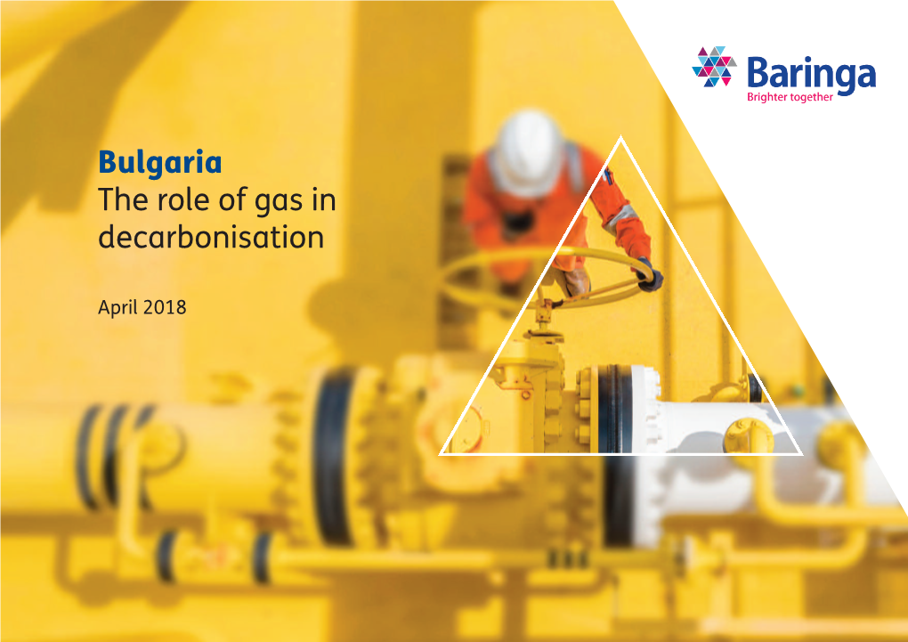 Bulgaria the Role of Gas in Decarbonisation