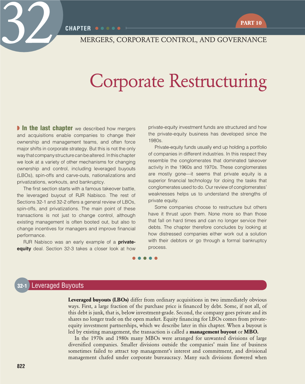 Corporate Restructuring