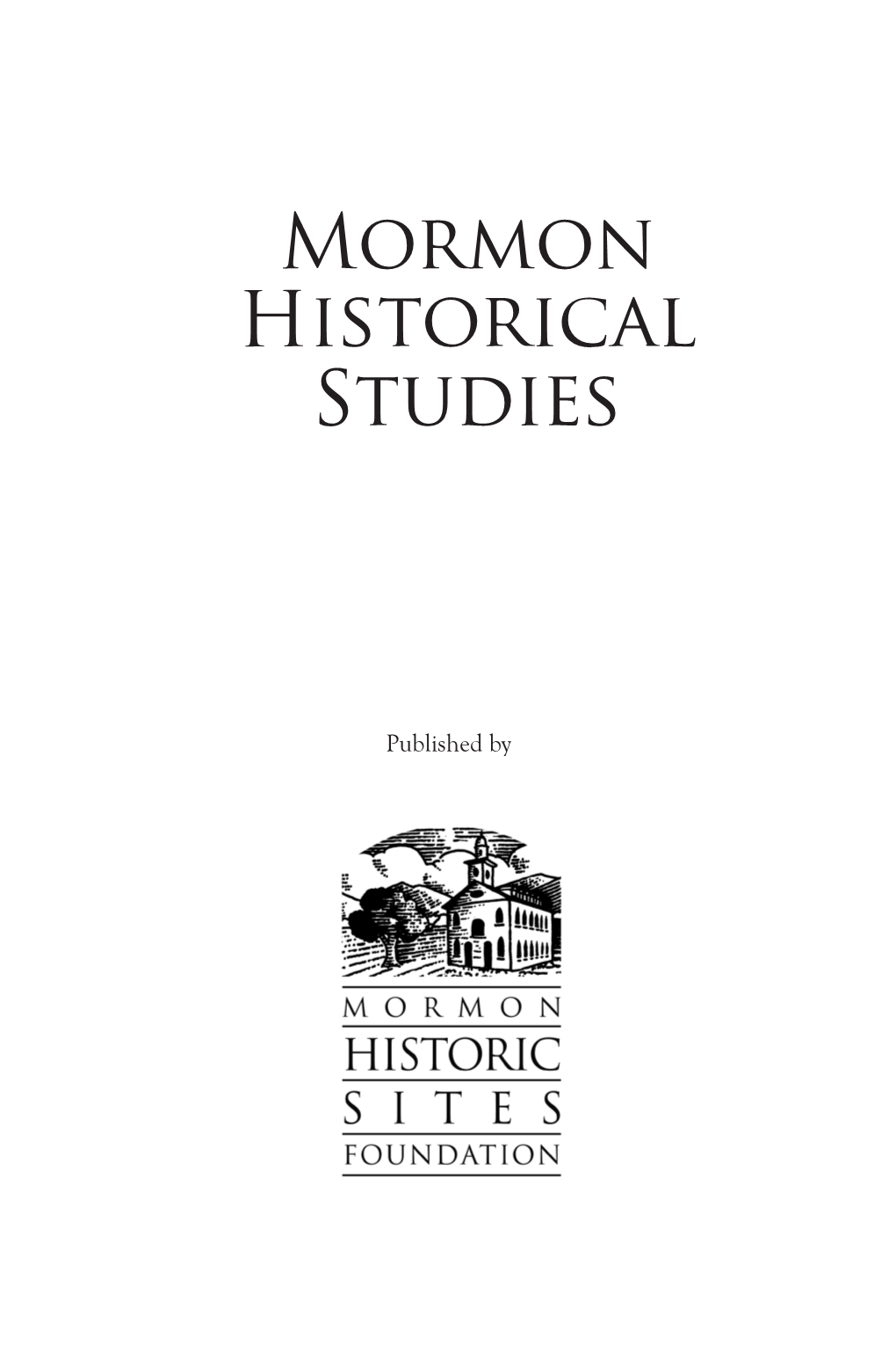Mormon Historical Studies