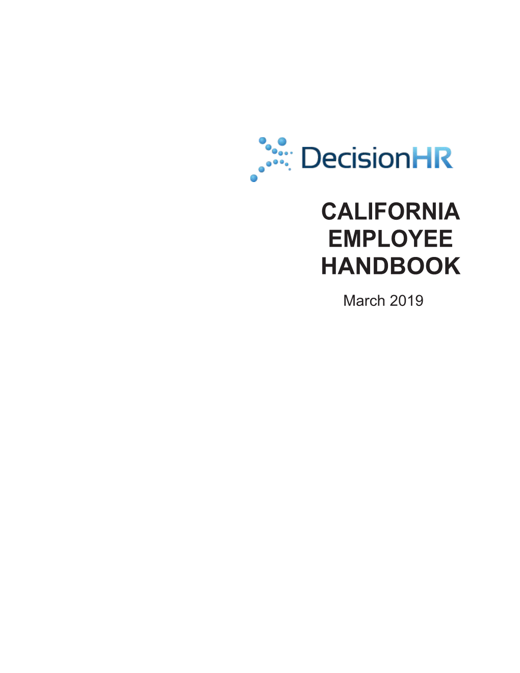 California Employee Handbook