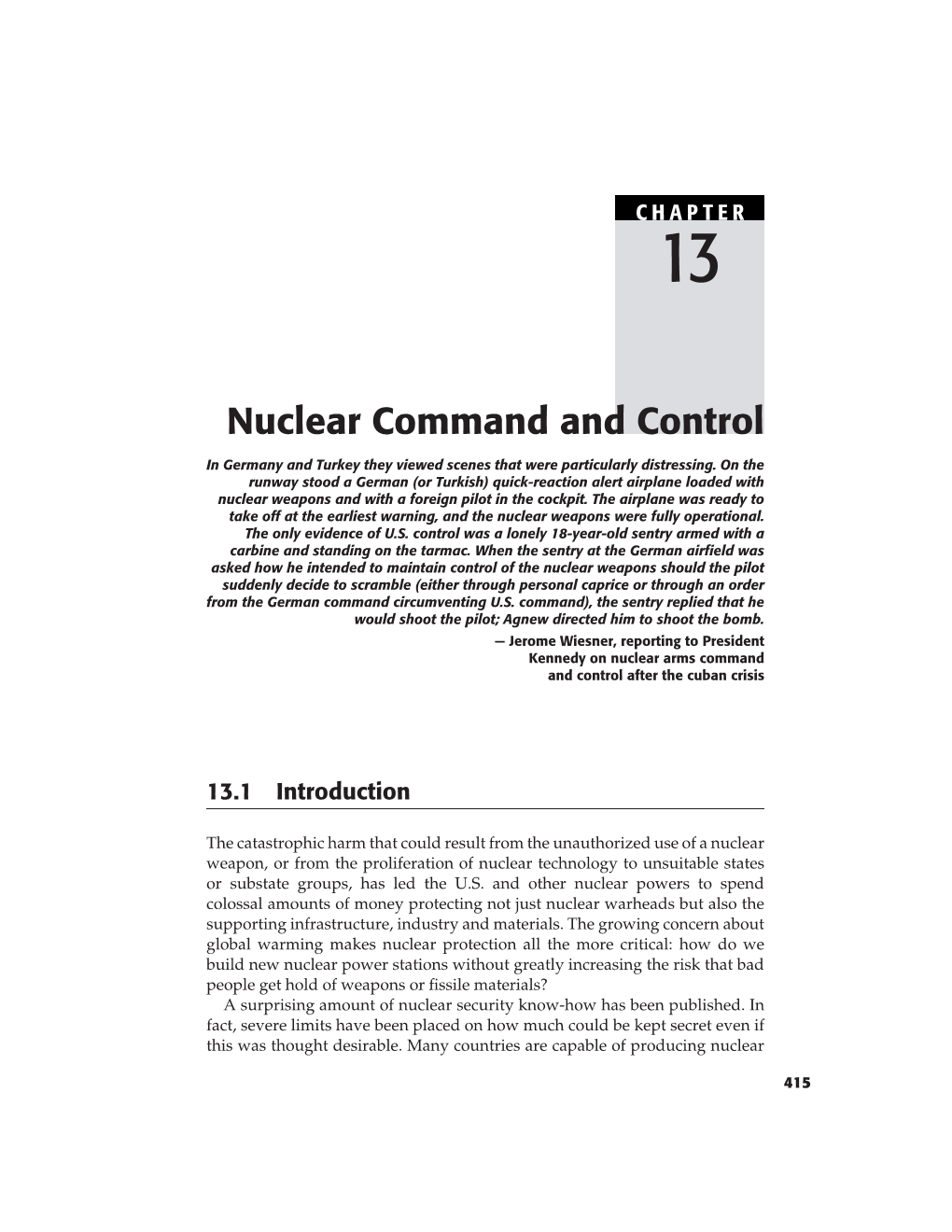 Nuclear Command and Control