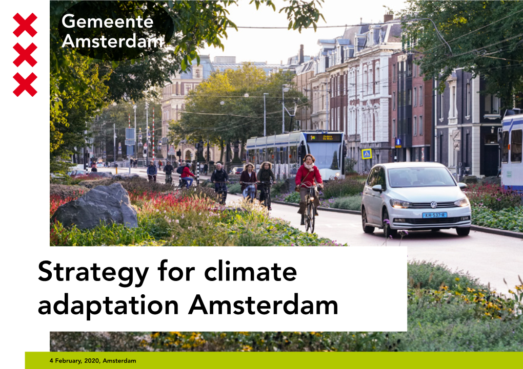 Strategy for Climate Adaptation Amsterdam