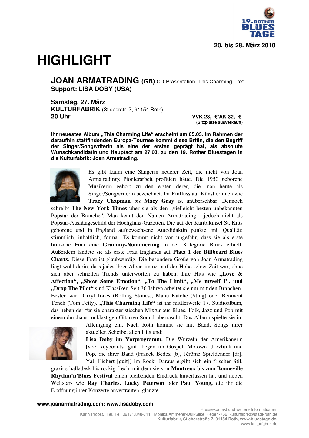 Highlight Joan Armatrading