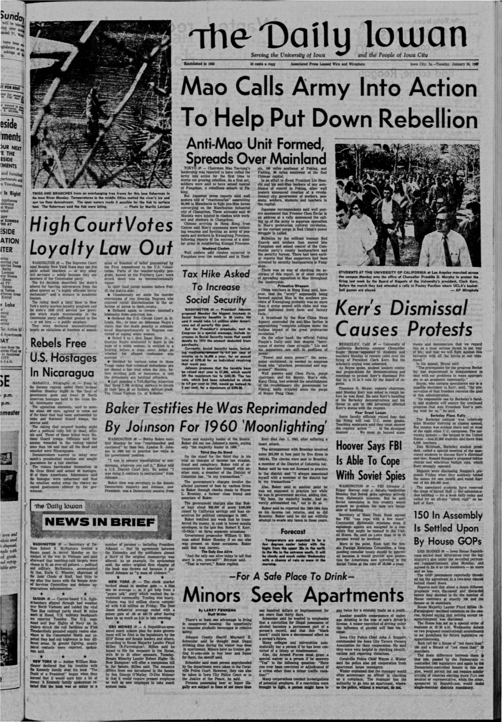 Daily Iowan (Iowa City, Iowa), 1967-01-24