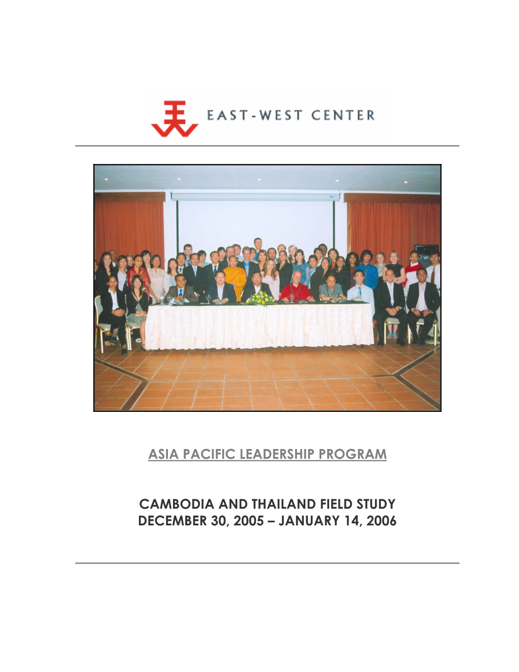 Asia Pacific Leadership Program Cambodia And