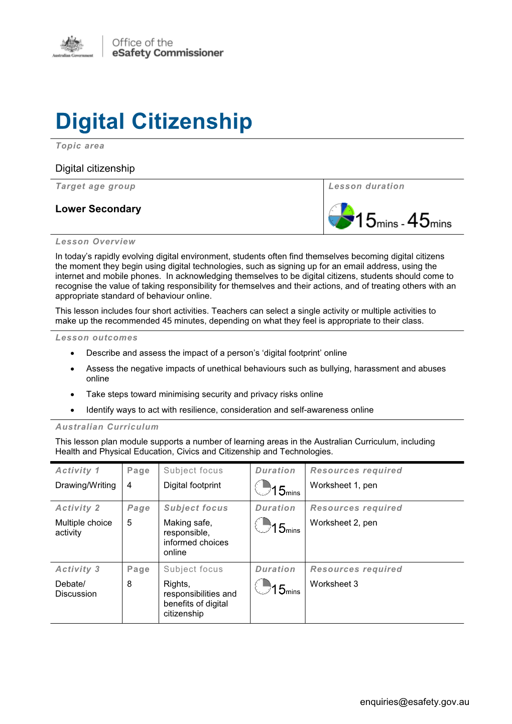 Digital Citizenship