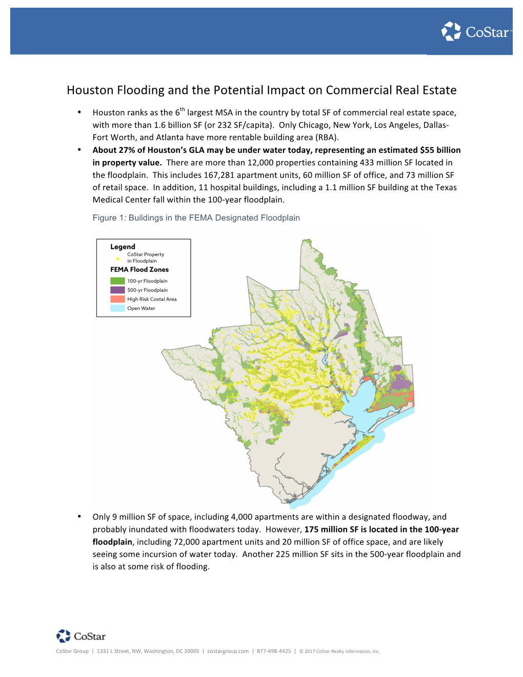 Houston Flooding and the Potential Impact on Commercial Real Estate