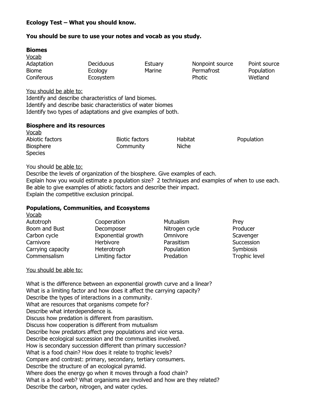 Rocks And The Rock Study Guide