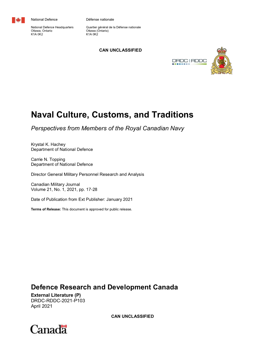 Naval Culture, Customs, and Traditions