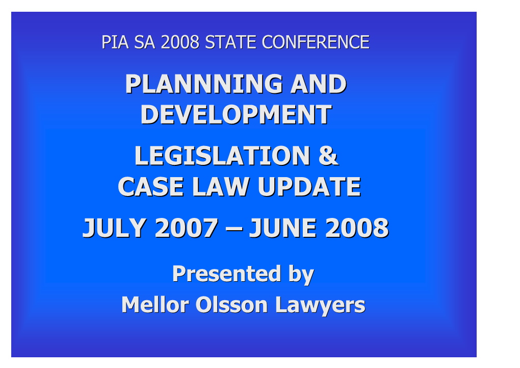 City of Port Adelaide Enfield V Moseley [2008] SASC 88