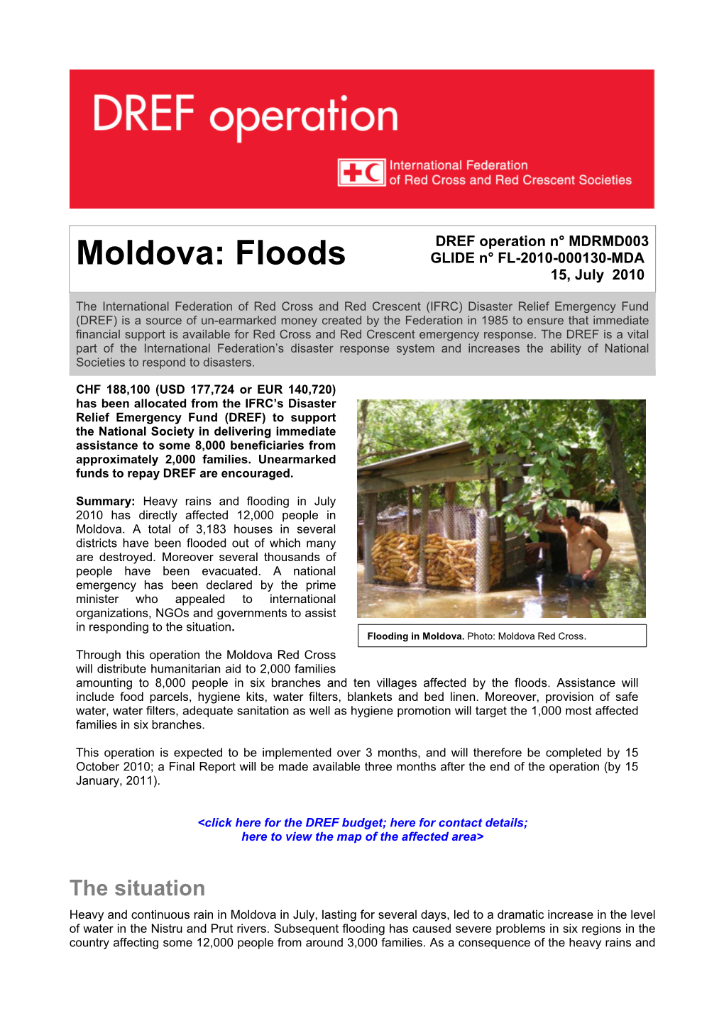 Moldova: Floods GLIDE N° FL-2010-000130-MDA 15, July 2010