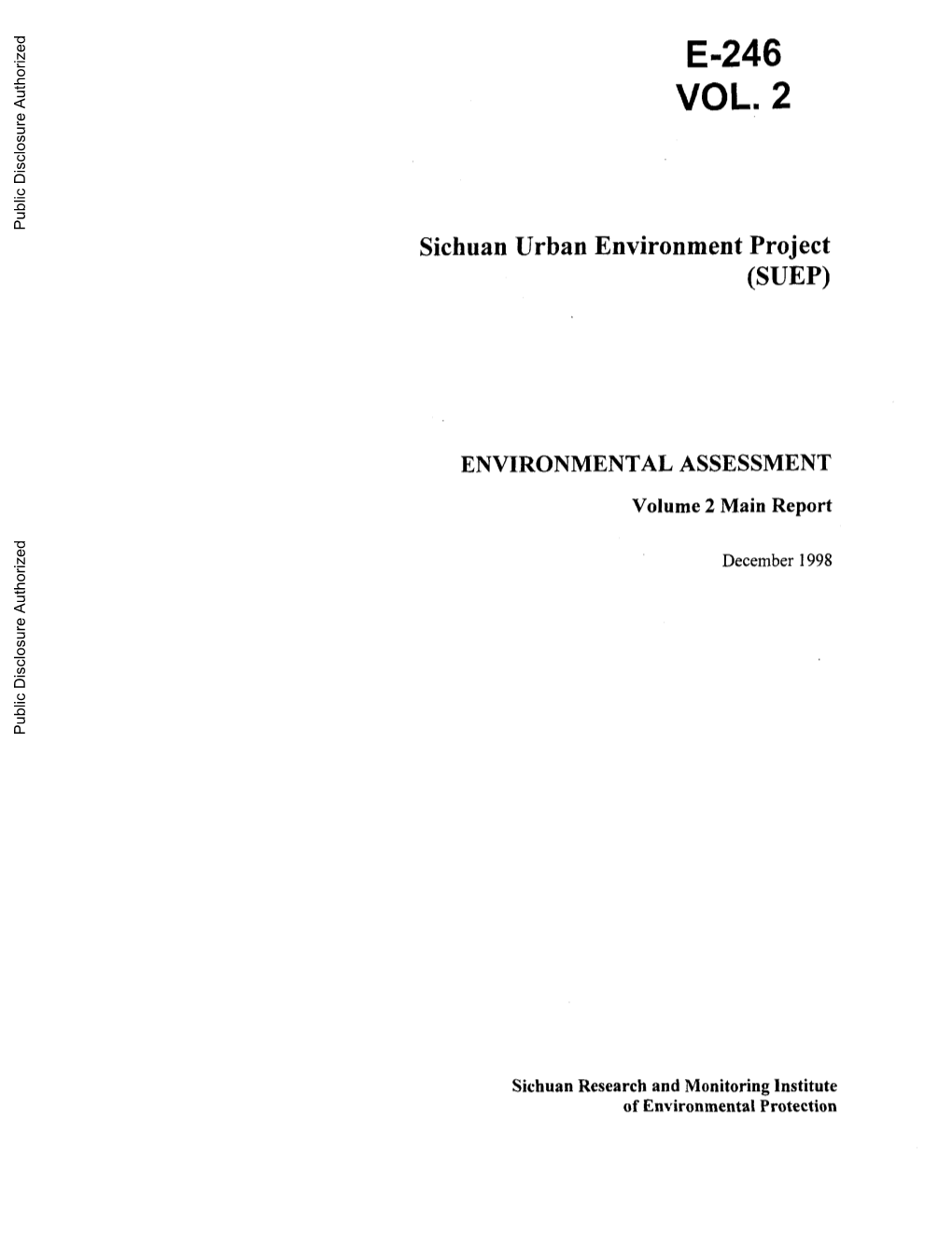 World Bank Document