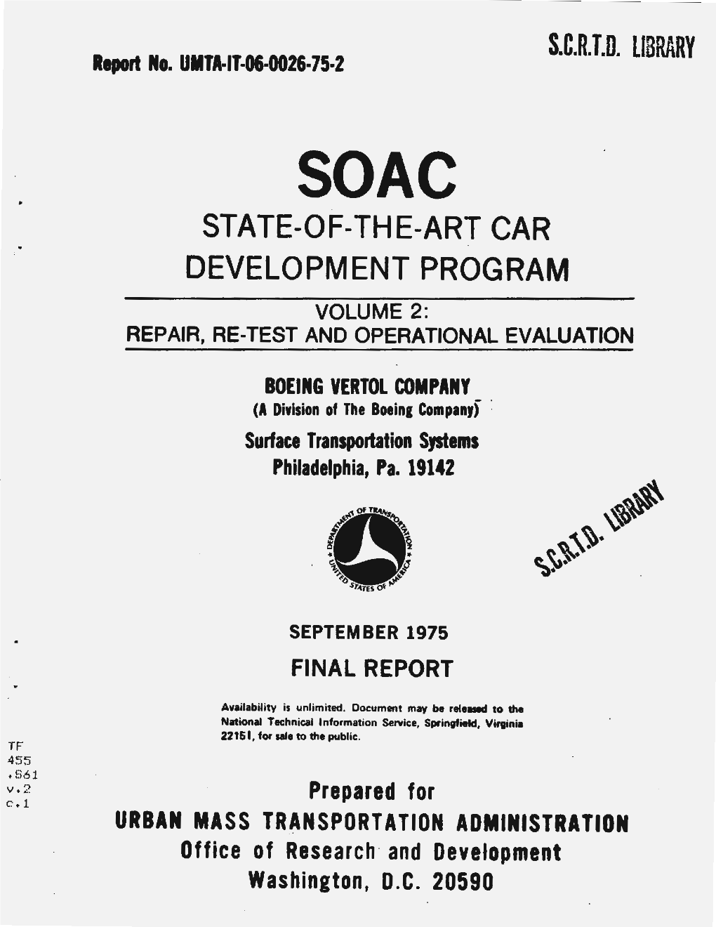 1975 Final Report
