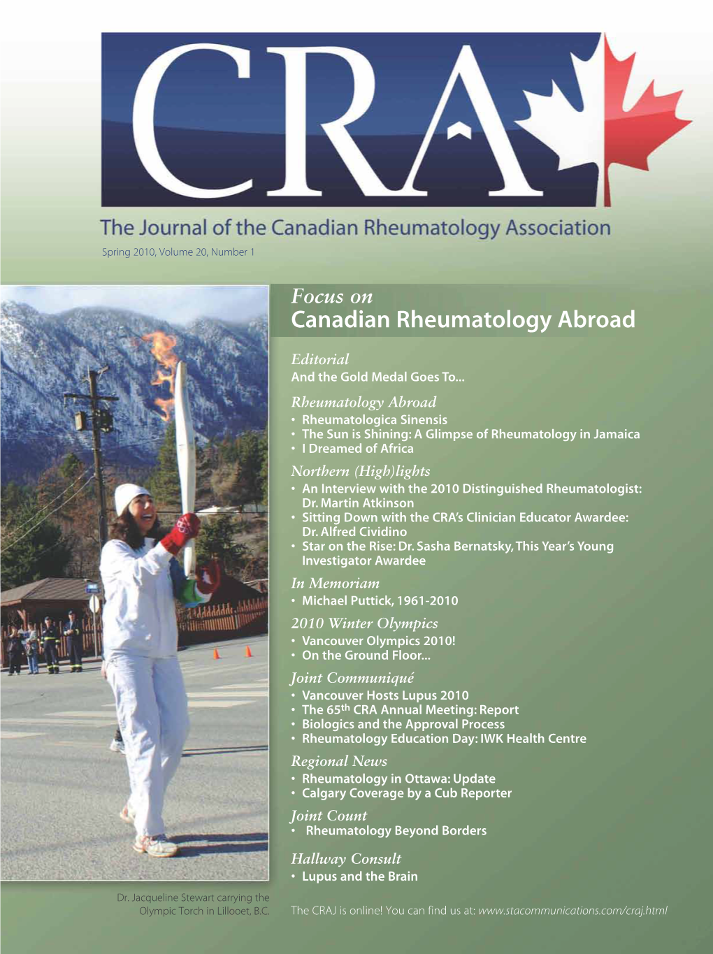 Canadian Rheumatology Abroad