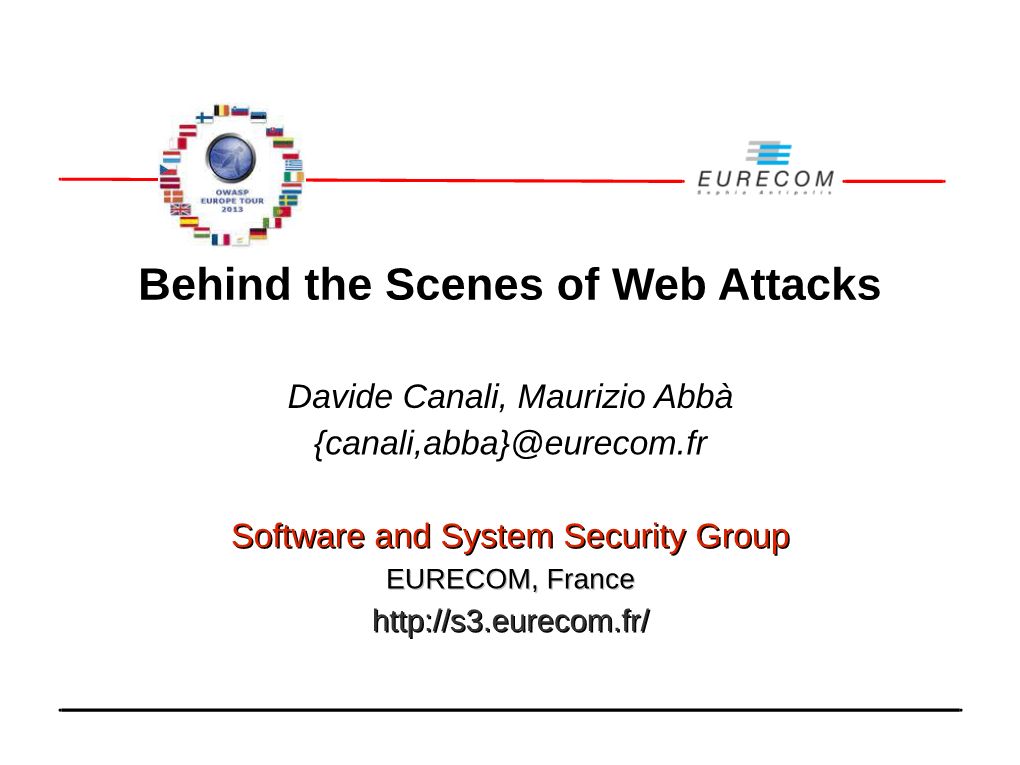 Behind the Scenes of Web Attacks