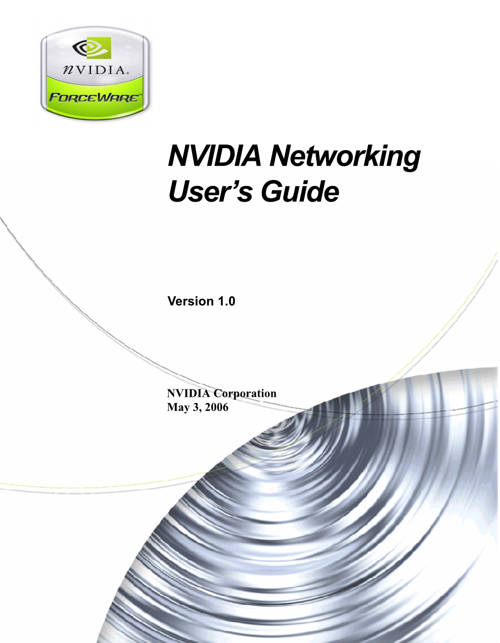 NVIDIA Networking User's Guide