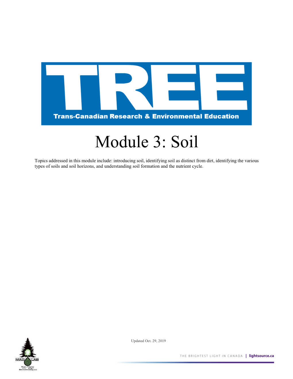 Module 3: Soil