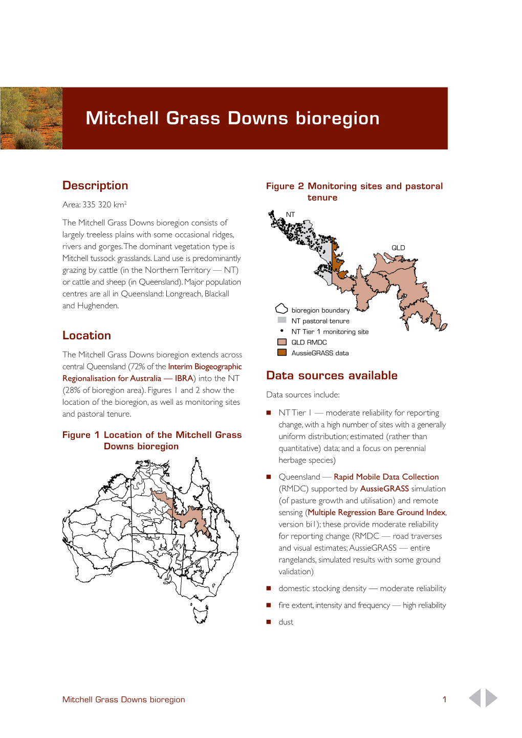 Mitchell Grass Downs Bioregion