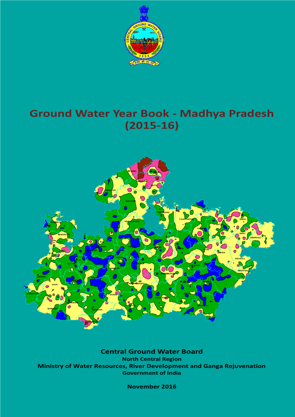 Ground Water Year Book - Madhya Pradesh (2015-16)