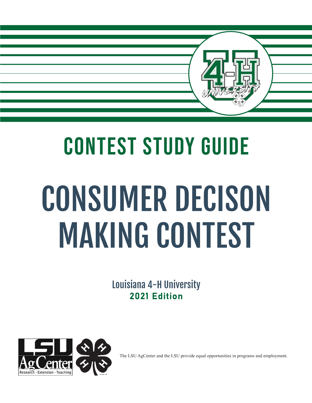 Consumer Decison Making Contest