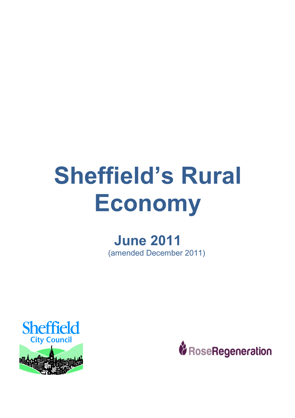 Sheffield's Rural Economy