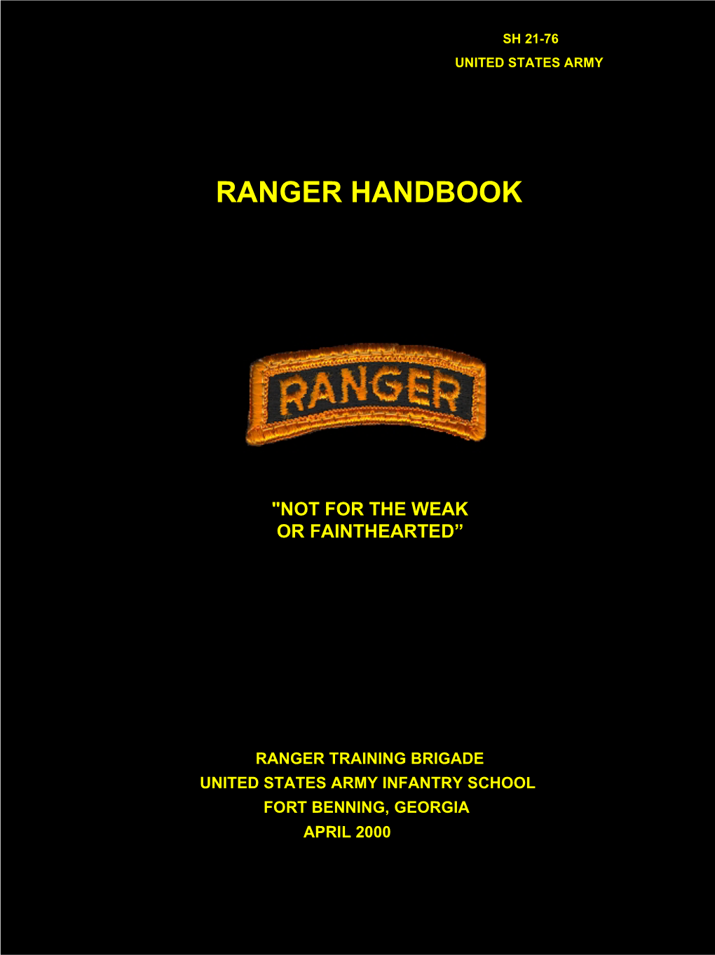 Ranger Handbook