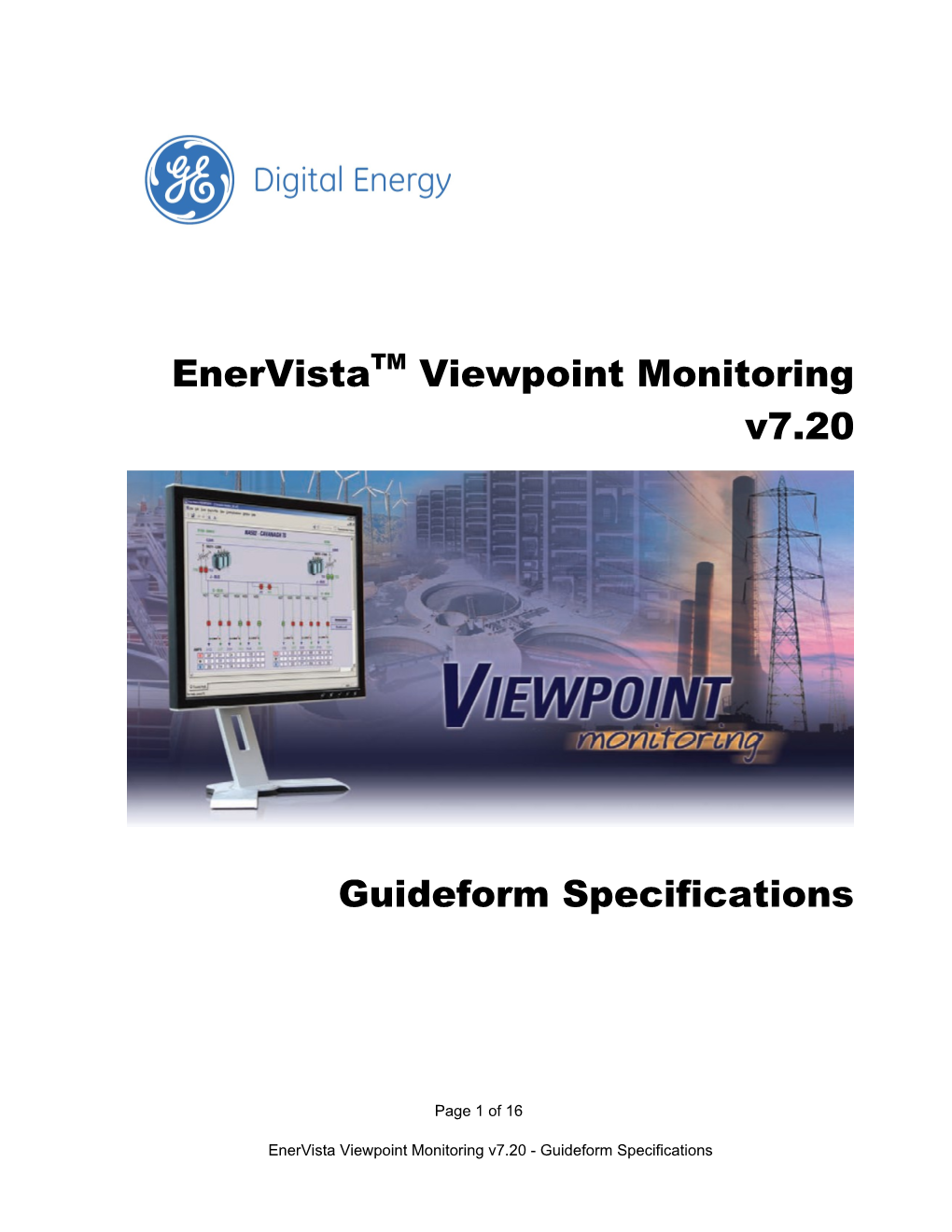 Viewpoint Monitoring 5.11 Specification