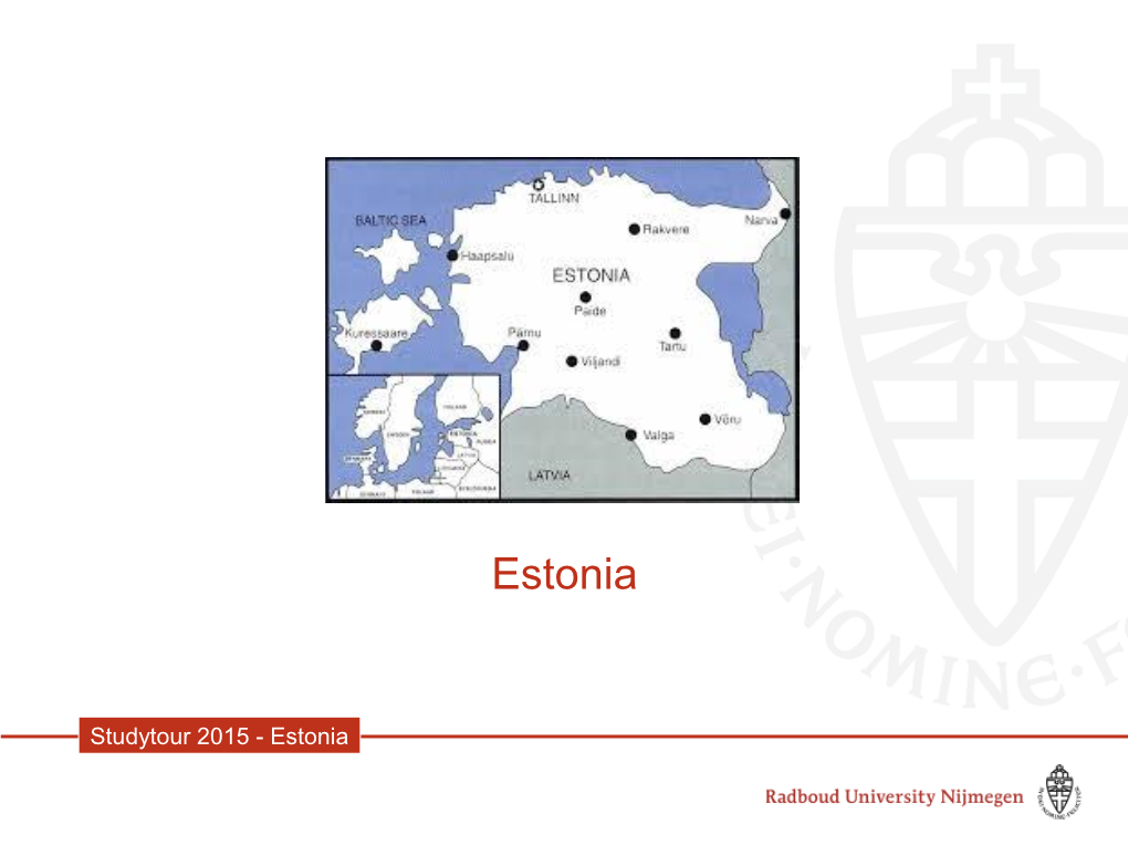 History and International Relations Estonia