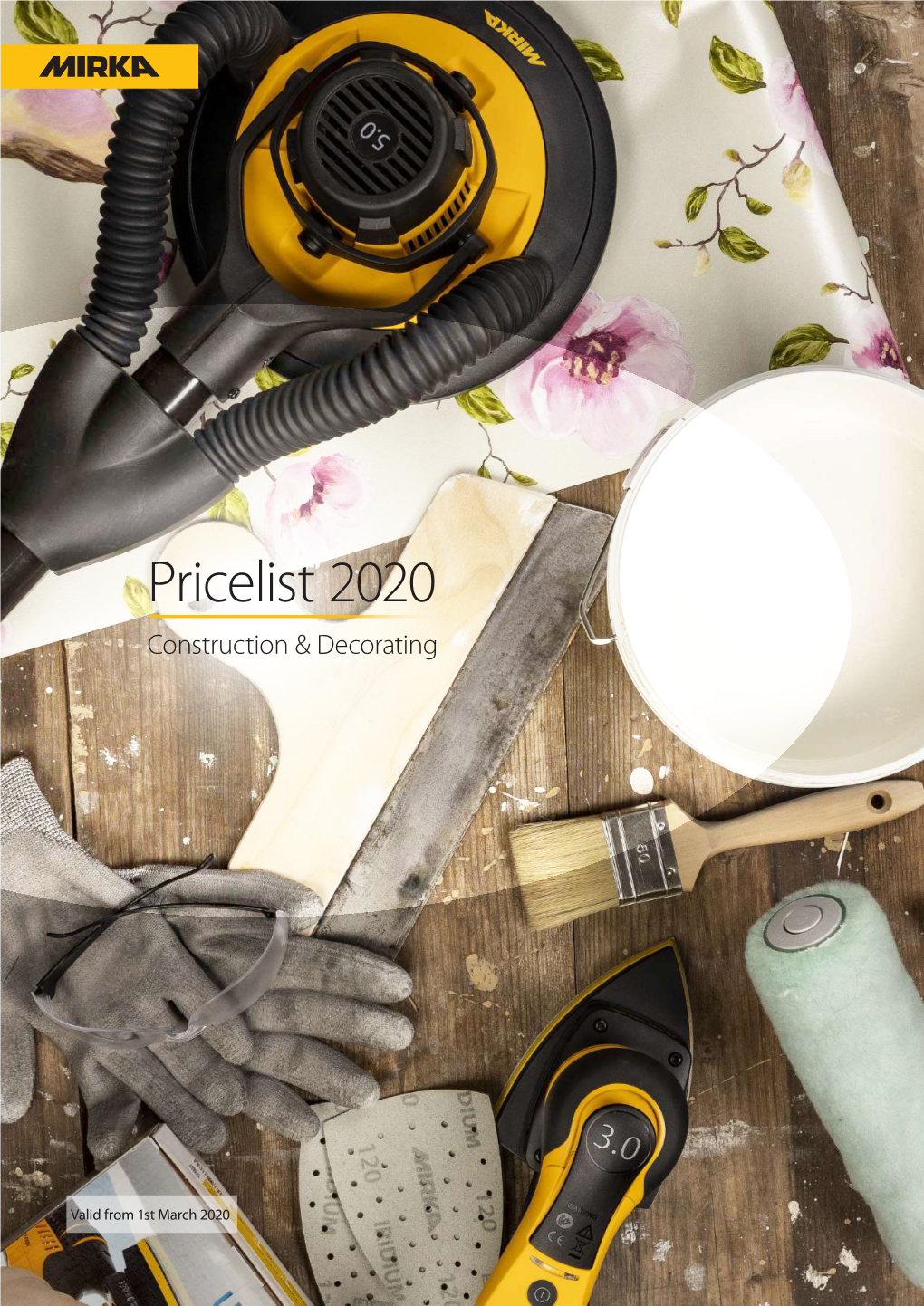 Pricelist 2020 Construction & Decorating