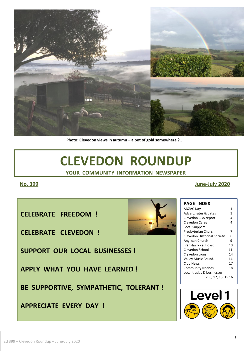 Clevedon Roundup Your Community Information Newspaper