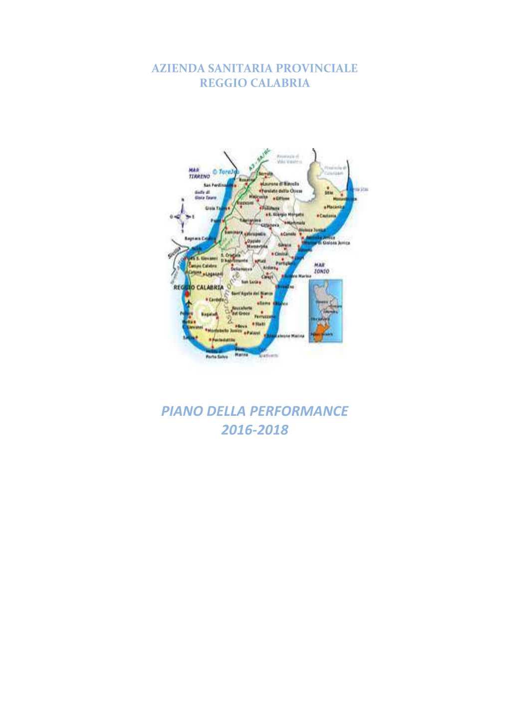 Piano Della Performance 2016-2018