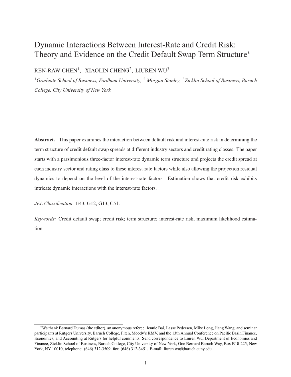 Theory and Evidence on the Credit Default Swap Term Structure∗