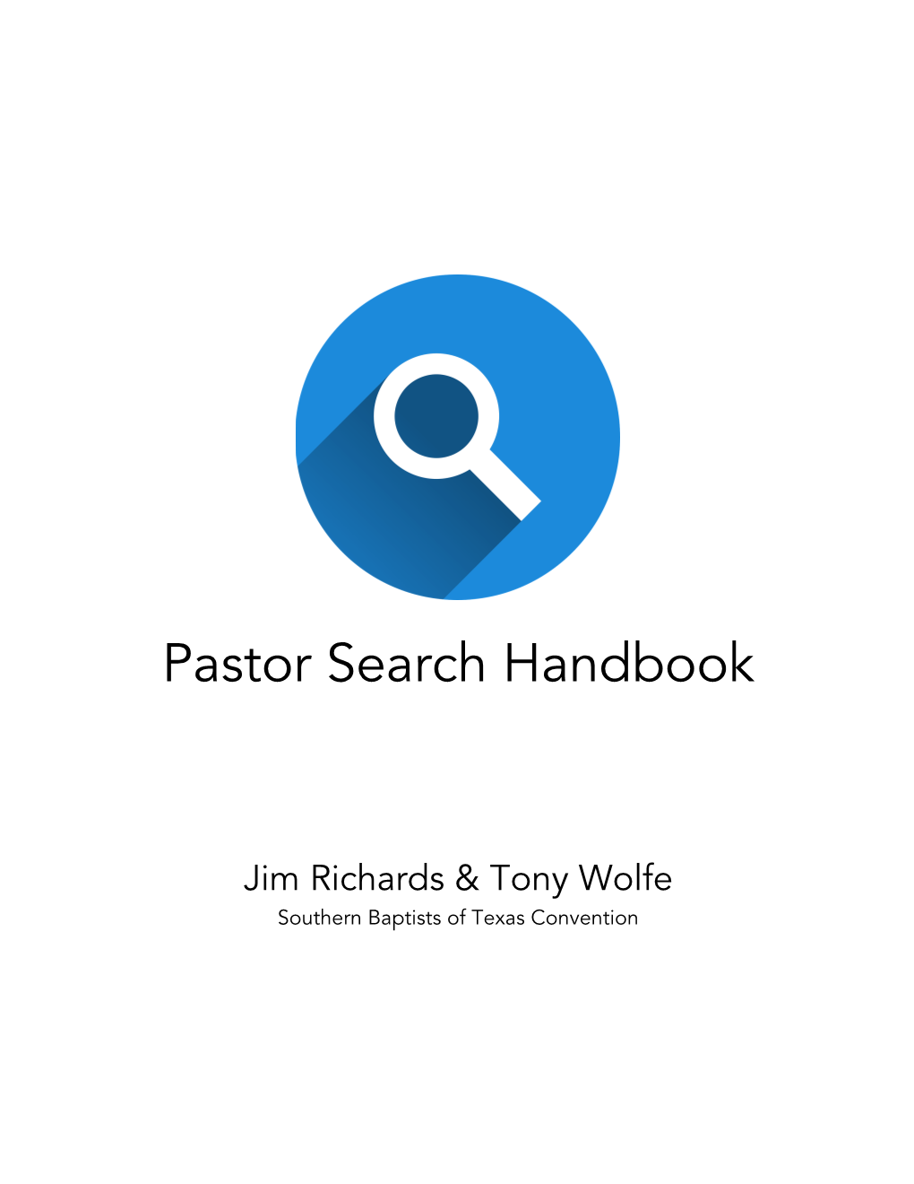 Pastor Search Committee Handbook (8.5X11)