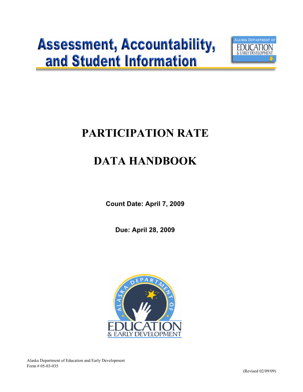 Participation Rate Data Handbook