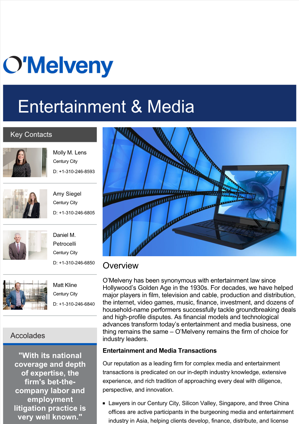 Entertainment & Media